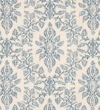 Colefax & Fowler Curtain Fabric 'PEVERIL - BLUE' 2 METRES Linen Blend