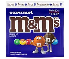 M&M's Caramel Bag Family Size 488g Rare USA Import