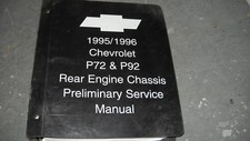1995 1996 Chevy MOTORHOME GMC P72 P92 REAR ENGINE CHASSIS Service Repair Manual