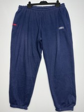 UMBRO Sweats bottoms joggers Blue 36/38 Waist 30 Leg Vintage gym casual Baggy