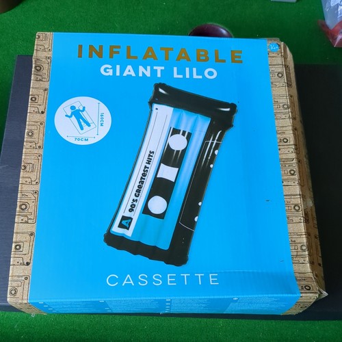 Inflatable giant cassette - inflatable, lilo