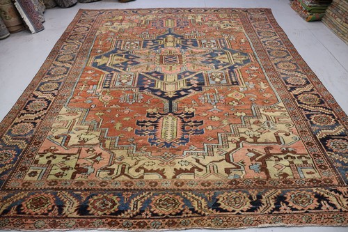Persian heriz carpet - persian,
