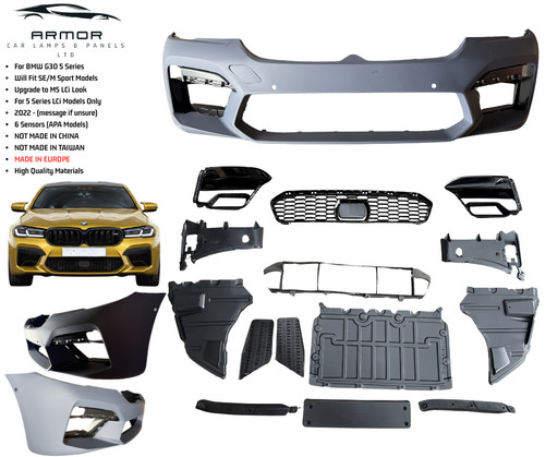 Fits bmw g30 lci - lci, bumper