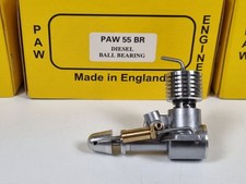 NEW BOXED PAW 55 BR 0.55cc (0.033cu in) Ball Raced Model Aircraft Diesel Engine