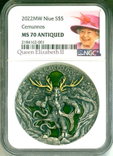 2022 niue gilt celtic - 2022, s$5