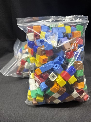 Unifix cube set - cube, counting