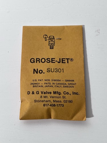Grose jet su301 needle - needle, seat