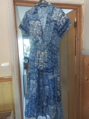 Zara shirt dress - dress, blue