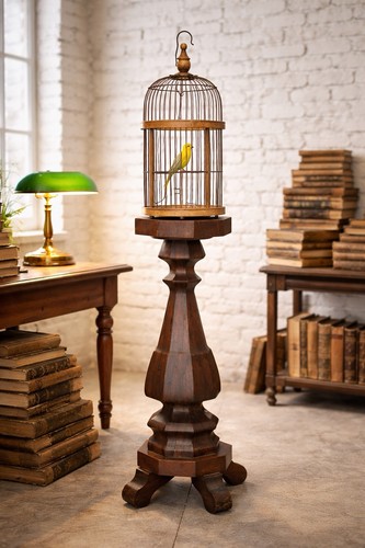 Antique victorian bird cage - antique,