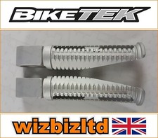 Kawasaki ZRX 1100 1999-2005 [Biketek Rear Silver Billet Race Pegs]