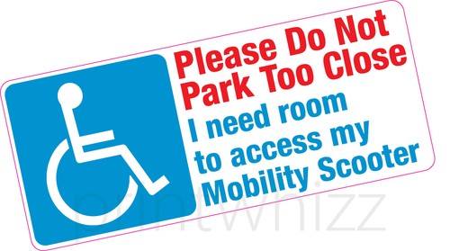 Not park too close - do, mobility