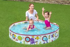 Childrens Kids Paddling Pool Rigid Swimming Garden Play Fill N Fun Pool Bestway