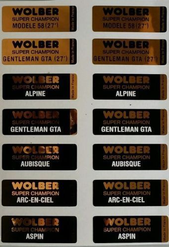 Stickers fit vintage wolber - fit,