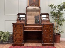 Superior Quality Antique Victorian Burr Walnut Dressing Table