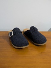 Pavers UK 7 Navy Blue Faux Fur