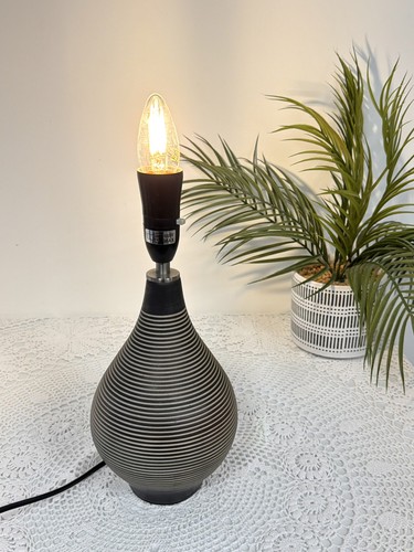 Striped table lamp - striped,