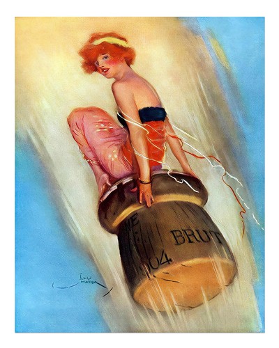 Vintage art nouveau poster - art,