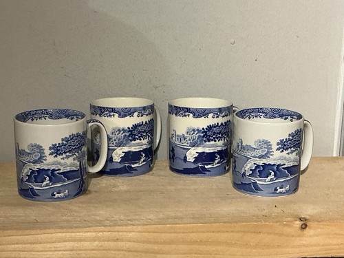 Spode blue italian mug 4 - italian, x