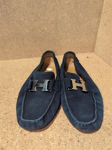 Hermes men suede - leather, slip