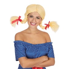 Adult Ladies Blonde Pigtail