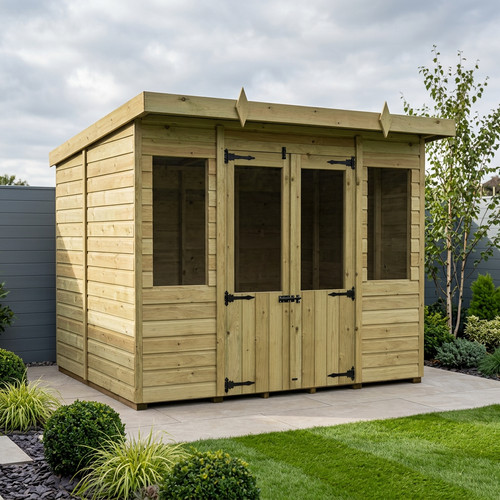 Pent summer house uk - 8,