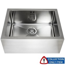 Astini Belfast 600 1.0 Bowl Brushed Stainless Steel Kitchen Sink & Waste