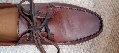 Frye leather campmoc lug sole - frye,