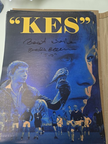 Kes freddie fletcher - kes, signed