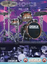 2005 Print Ad Peace X-3 Drum