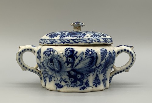 English delft posset pot - english,