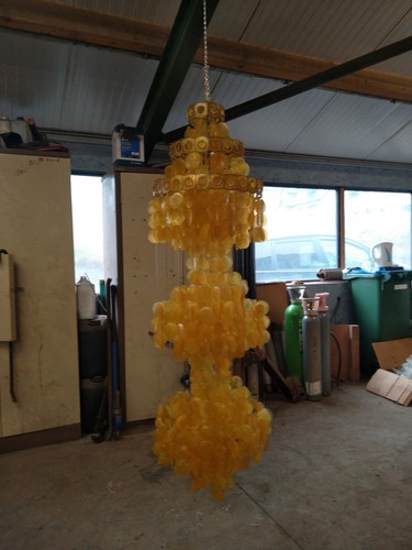 Vintage 1970s capiz shell - capiz,