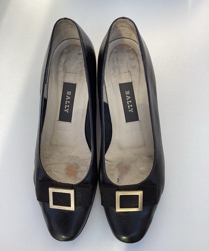Bally vintage black leather - vintage,