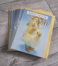 10 X Happy Easter Cards New In