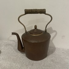 ANTIQUE  copper & brass kettle