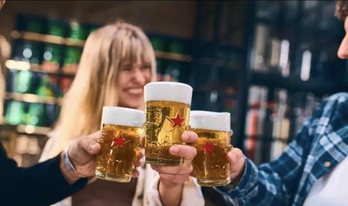 Heineken silver half - x, pint