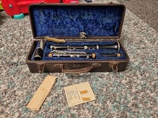 Vintage Perfection Fruisson Milano, Paris Clarinet With Case 