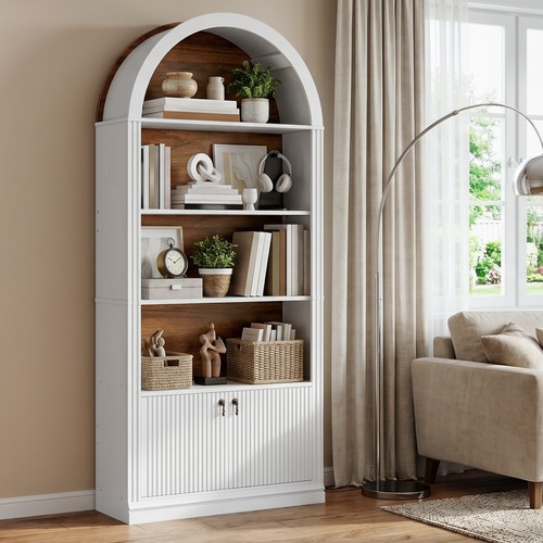 Arched bookshelf drawer - arched, w/drawer