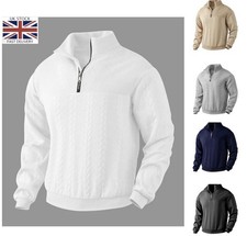 Men's Jumper Half Zip High