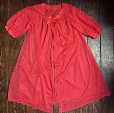 VTG 60s VANITY FAIR Red Sheer