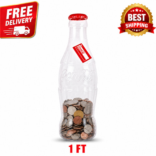 Giant coca cola money - cola, bottle