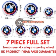 7x BMW 50th Anniversary Emblem