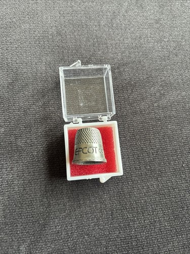 Disney epcot pewter thimble - epcot,