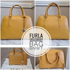 Furla Mustard Elena Large Crossbody Tote Handbag- BNWOT 