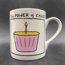 The Power Of Cake Ceramic Mug Edward Monkton McLaggan Smith Made In Scotland