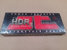 JT Motor Cycle Bike Chain 420 124 Black HDR2 Heavy Duty KX100 CR85 Big Wheel KTM