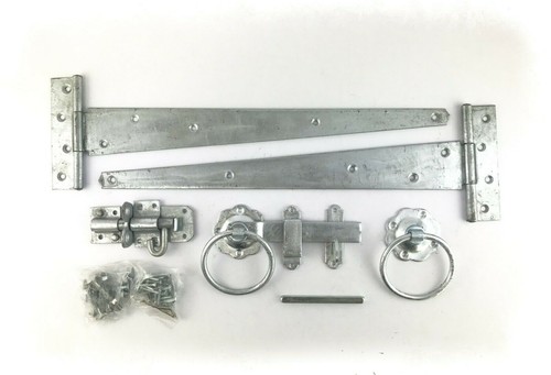 Tee hinge ring - ring, latch