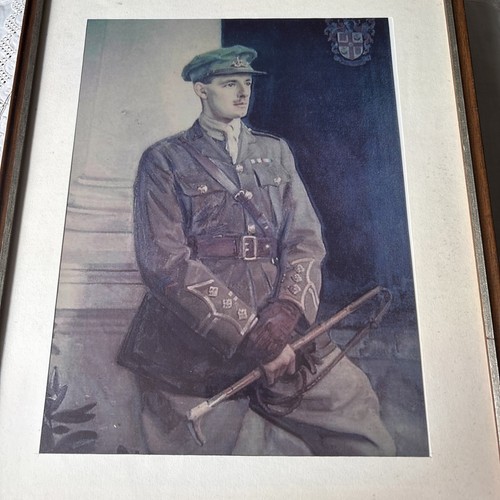 Vintage framed print - print, a