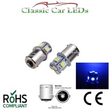 2 x 24 VOLT BLUE LED BULBS GLB149 BA15S R5W HGV TRUCK SIDE INTERIOR 149 246 248