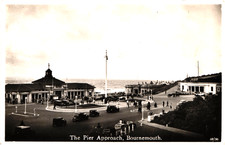 Bournemouth Pier Approach Dorset Vintage Real Photo Postcard