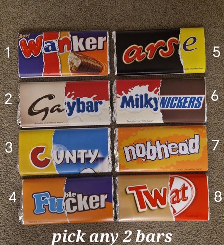 Chocolate bars box for 99 - bars, £9.99